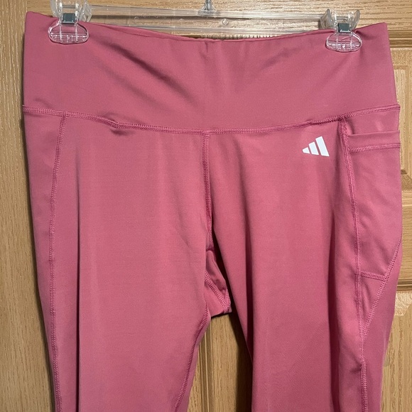 Plus Size adidas Optime Stash Pocket 7/8 Training Leggings - Picture 7 of 10